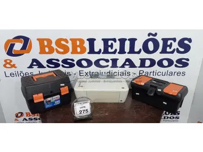 01 IMPRESSORA MODELO 2546 MARCA HP E 02 MALETAS PARA FERRAMENTAS. (NO ESTADO) ATENÇÃO! FAZER A VISITAÇÃO ANTES DE ARREMATAR, NÃO SABEMOS SE FUNCIONA, LEILÃO NÃO TEM GARANTIA E NEM DEVOLUÇÃO, SUJEITO A POSSÍVEIS AVARIAS VISÍVEIS/OCULTAS E/OU AUSÊNCIA DE COMPONENTES.