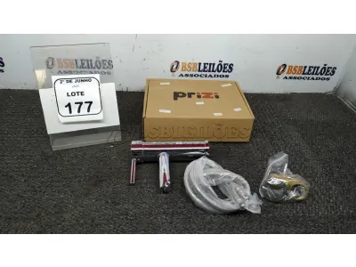 01 TORNEIRA MISTURADOR MARCA PRIZI COM ACESSÓRIOS. (NO ESTADO) ATENÇÃO! FAZER A VISITAÇÃO ANTES DE ARREMATAR, NÃO SABEMOS SE FUNCIONA, LEILÃO NÃO TEM GARANTIA E NEM DEVOLUÇÃO, SUJEITO A POSSÍVEIS AVARIAS VISÍVEIS/OCULTAS E/OU AUSÊNCIA DE COMPONENTES.