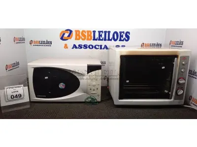 01 MICRO-ONDAS 220V MARCA ELECTROLUX E 01 FORNO 220V LAYN. (NO ESTADO) ATENÇÃO! FAZER A VISITAÇÃO ANTES DE ARREMATAR, NÃO SABEMOS SE FUNCIONA, LEILÃO NÃO TEM GARANTIA E NEM DEVOLUÇÃO, SUJEITO A POSSÍVEIS AVARIAS VISÍVEIS/OCULTAS E/OU AUSÊNCIA DE COMPONENTES.