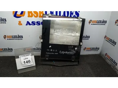 01 REFLETOR 400W MARCA EXPOLUMEN. (NO ESTADO) ATENÇÃO! FAZER A VISITAÇÃO ANTES DE ARREMATAR, NÃO SABEMOS SE FUNCIONA, LEILÃO NÃO TEM GARANTIA E NEM DEVOLUÇÃO, SUJEITO A POSSÍVEIS AVARIAS VISÍVEIS/OCULTAS E/OU AUSÊNCIA DE COMPONENTES.