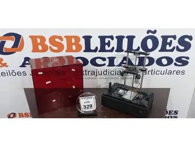 01 IMPRESSORA 3D. (NO ESTADO) ATENÇÃO! FAZER A VISITAÇÃO ANTES DE ARREMATAR, NÃO SABEMOS SE FUNCIONA, LEILÃO NÃO TEM GARANTIA E NEM DEVOLUÇÃO, SUJEITO A POSSÍVEIS AVARIAS VISÍVEIS/OCULTAS E/OU AUSÊNCIA DE COMPONENTES.
