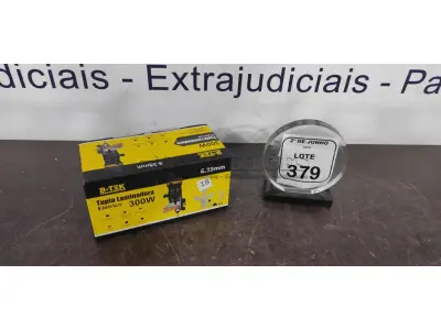 01 TUPIA LAMINADORA 300W 220V MARCA BOMVINK (NOVO). (NO ESTADO) ATENÇÃO! FAZER A VISITAÇÃO ANTES DE ARREMATAR, NÃO SABEMOS SE FUNCIONA, LEILÃO NÃO TEM GARANTIA E NEM DEVOLUÇÃO, SUJEITO A POSSÍVEIS AVARIAS VISÍVEIS/OCULTAS E/OU AUSÊNCIA DE COMPONENTES.