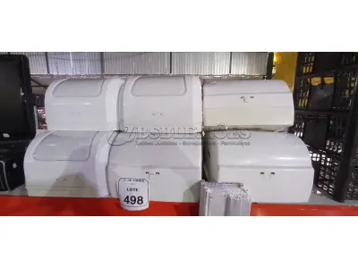 09 DISPENSES DE PAPEL. (NO ESTADO) ATENÇÃO! FAZER A VISITAÇÃO ANTES DE ARREMATAR, NÃO SABEMOS SE FUNCIONA, LEILÃO NÃO TEM GARANTIA E NEM DEVOLUÇÃO, SUJEITO A POSSÍVEIS AVARIAS VISÍVEIS/OCULTAS E/OU AUSÊNCIA DE COMPONENTES.