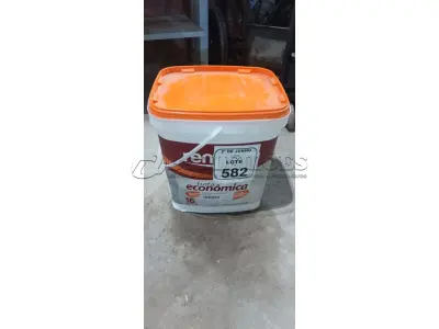 01 BALDE DE TINTA ECONÔMICA SEMIBRILHO PARA INTERIORES E EXTERIORES DE 16L NA COR BRANCO NEVE MARCA RENOCRIL. (NO ESTADO) ATENÇÃO! FAZER A VISITAÇÃO ANTES DE ARREMATAR, NÃO SABEMOS SE FUNCIONA, LEILÃO NÃO TEM GARANTIA E NEM DEVOLUÇÃO, SUJEITO A POSSÍVEIS AVARIAS VISÍVEIS/OCULTAS E/OU AUSÊNCIA DE COMPONENTES.