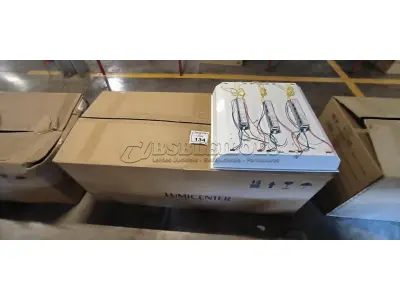08 LUMINÁRIAS DE EMBUTIR PARA LÂMPADAS COM REATORES. (NO ESTADO) ATENÇÃO! FAZER A VISITAÇÃO ANTES DE ARREMATAR, NÃO SABEMOS SE FUNCIONA, LEILÃO NÃO TEM GARANTIA E NEM DEVOLUÇÃO, SUJEITO A POSSÍVEIS AVARIAS VISÍVEIS/OCULTAS E/OU AUSÊNCIA DE COMPONENTES.