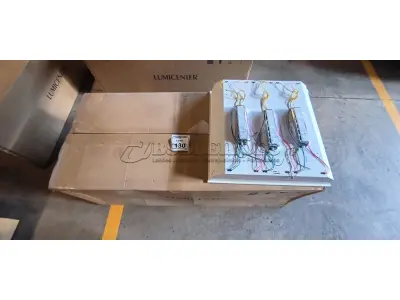 08 LUMINÁRIAS DE EMBUTIR PARA LÂMPADAS COM REATORES. (NO ESTADO) ATENÇÃO! FAZER A VISITAÇÃO ANTES DE ARREMATAR, NÃO SABEMOS SE FUNCIONA, LEILÃO NÃO TEM GARANTIA E NEM DEVOLUÇÃO, SUJEITO A POSSÍVEIS AVARIAS VISÍVEIS/OCULTAS E/OU AUSÊNCIA DE COMPONENTES.