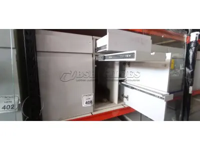 02 ARMÁRIOS PARA CPU COM 01 PORTA E 01 GAVETA. (NO ESTADO) ATENÇÃO! FAZER A VISITAÇÃO ANTES DE ARREMATAR, NÃO SABEMOS SE FUNCIONA, LEILÃO NÃO TEM GARANTIA E NEM DEVOLUÇÃO, SUJEITO A POSSÍVEIS AVARIAS VISÍVEIS/OCULTAS E/OU AUSÊNCIA DE COMPONENTES.