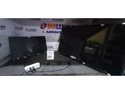 01 TV 40’’ MARCA SAMSUNG PARA RETIRADA DE PEÇAS E 01 MONITOR 24’’ MARCA AOC. (NO ESTADO) ATENÇÃO! FAZER A VISITAÇÃO ANTES DE ARREMATAR, NÃO SABEMOS SE FUNCIONA, LEILÃO NÃO TEM GARANTIA E NEM DEVOLUÇÃO, SUJEITO A POSSÍVEIS AVARIAS VISÍVEIS/OCULTAS E/OU AUSÊNCIA DE COMPONENTES.