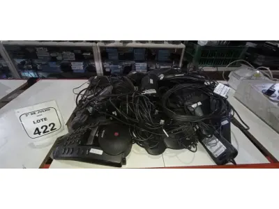 01 LOTE COM VÁRIOS APARELHOS DE VIDEOCONFERÊNCIA MARCA POLYCOM. (NO ESTADO) ATENÇÃO! FAZER A VISITAÇÃO ANTES DE ARREMATAR, NÃO SABEMOS SE FUNCIONA, LEILÃO NÃO TEM GARANTIA E NEM DEVOLUÇÃO, SUJEITO A POSSÍVEIS AVARIAS VISÍVEIS/OCULTAS E/OU AUSÊNCIA DE COMPONENTES.