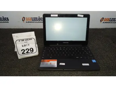 01 CROMEBOOK LINHA CONNECT MEMÓRIA 2GB, 16GB E.MMC TELA DE 11.6’’ MARCA SAMSUNG SEM FONTE. (NO ESTADO) ATENÇÃO! FAZER A VISITAÇÃO ANTES DE ARREMATAR, NÃO SABEMOS SE FUNCIONA, LEILÃO NÃO TEM GARANTIA E NEM DEVOLUÇÃO, SUJEITO A POSSÍVEIS AVARIAS VISÍVEIS/OCULTAS E/OU AUSÊNCIA DE COMPONENTES.