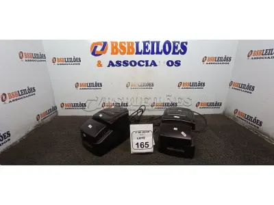 02 IMPRESSORAS TÉRMICAS. (NO ESTADO) ATENÇÃO! FAZER A VISITAÇÃO ANTES DE ARREMATAR, NÃO SABEMOS SE FUNCIONA, LEILÃO NÃO TEM GARANTIA E NEM DEVOLUÇÃO, SUJEITO A POSSÍVEIS AVARIAS VISÍVEIS/OCULTAS E/OU AUSÊNCIA DE COMPONENTES.