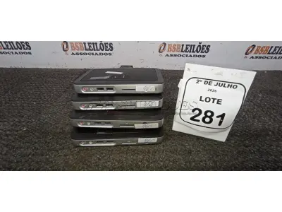 04 MINIS COMPUTADORES TERMINAIS MARCA WYSE SEM FONTE. (NO ESTADO) ATENÇÃO! FAZER A VISITAÇÃO ANTES DE ARREMATAR, NÃO SABEMOS SE FUNCIONA, LEILÃO NÃO TEM GARANTIA E NEM DEVOLUÇÃO, SUJEITO A POSSÍVEIS AVARIAS VISÍVEIS/OCULTAS E/OU AUSÊNCIA DE COMPONENTES.