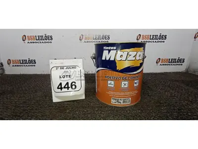 01 LATA DE ADESIVO DE CONTATO 2,80KG MARCA MAZA. (NO ESTADO) ATENÇÃO! FAZER A VISITAÇÃO ANTES DE ARREMATAR, NÃO SABEMOS SE FUNCIONA, LEILÃO NÃO TEM GARANTIA E NEM DEVOLUÇÃO, SUJEITO A POSSÍVEIS AVARIAS VISÍVEIS/OCULTAS E/OU AUSÊNCIA DE COMPONENTES.