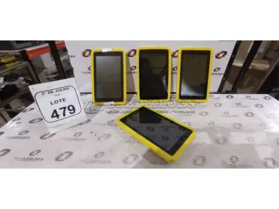 04 TABLETS MARCA CCE. (NO ESTADO) ATENÇÃO! FAZER A VISITAÇÃO ANTES DE ARREMATAR, NÃO SABEMOS SE FUNCIONA, LEILÃO NÃO TEM GARANTIA E NEM DEVOLUÇÃO, SUJEITO A POSSÍVEIS AVARIAS VISÍVEIS/OCULTAS E/OU AUSÊNCIA DE COMPONENTES.