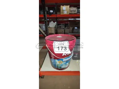 01 BALDE DE TINTA DE ACRÍLICA SUPER PREMIUM 18L NA COR BASE INTENSA SEMI BRILHO MARCA RENNER.  (NO ESTADO) ATENÇÃO! FAZER A VISITAÇÃO ANTES DE ARREMATAR, NÃO SABEMOS SE FUNCIONA, LEILÃO NÃO TEM GARANTIA E NEM DEVOLUÇÃO, SUJEITO A POSSÍVEIS AVARIAS VISÍVEIS/OCULTAS E/OU AUSÊNCIA DE COMPONENTES.