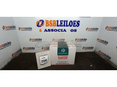 01 CAIXA COM 24 SILICONES ACÉTICO INCOLOR DE 240G CADA MARCA MONUMENTAL. (NO ESTADO) ATENÇÃO! FAZER A VISITAÇÃO ANTES DE ARREMATAR, NÃO SABEMOS SE FUNCIONA, LEILÃO NÃO TEM GARANTIA E NEM DEVOLUÇÃO, SUJEITO A POSSÍVEIS AVARIAS VISÍVEIS/OCULTAS E/OU AUSÊNCIA DE COMPONENTES.