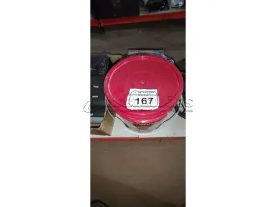 01 BALDE DE TINTA DE PISOS ACRÍLICO PREMIUM 18LNA COR VERMELHO SEGURANÇA FOSCO MARCA RENNER.  (NO ESTADO) ATENÇÃO! FAZER A VISITAÇÃO ANTES DE ARREMATAR, NÃO SABEMOS SE FUNCIONA, LEILÃO NÃO TEM GARANTIA E NEM DEVOLUÇÃO, SUJEITO A POSSÍVEIS AVARIAS VISÍVEIS/OCULTAS E/OU AUSÊNCIA DE COMPONENTES.
