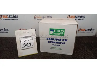 01 CAIXA COM 12 ESPUMAS PU EXPANSIVA DE 500ML CADA MARCA EIXO NOBRE. (NO ESTADO) ATENÇÃO! FAZER A VISITAÇÃO ANTES DE ARREMATAR, NÃO SABEMOS SE FUNCIONA, LEILÃO NÃO TEM GARANTIA E NEM DEVOLUÇÃO, SUJEITO A POSSÍVEIS AVARIAS VISÍVEIS/OCULTAS E/OU AUSÊNCIA DE COMPONENTES.