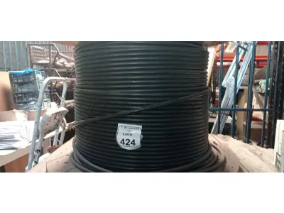 1 CARRETEL COM APROXIMADAMENTE 561M DE FIO 0,95MM CABO DE ALUMÍNIO ISOLADO. (NO ESTADO) ATENÇÃO! FAZER A VISITAÇÃO ANTES DE ARREMATAR, NÃO SABEMOS SE FUNCIONA, LEILÃO NÃO TEM GARANTIA E NEM DEVOLUÇÃO, SUJEITO A POSSÍVEIS AVARIAS VISÍVEIS/OCULTAS E/OU AUSÊNCIA DE COMPONENTES.