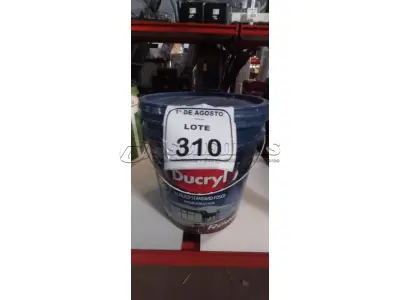 01 BALDE DE TINTA ACRÍLICA NA COR ROSA NUDE DE 18L MARCA DUCRYL. (NO ESTADO) ATENÇÃO! FAZER A VISITAÇÃO ANTES DE ARREMATAR, NÃO SABEMOS SE FUNCIONA, LEILÃO NÃO TEM GARANTIA E NEM DEVOLUÇÃO, SUJEITO A POSSÍVEIS AVARIAS VISÍVEIS/OCULTAS E/OU AUSÊNCIA DE COMPONENTES.