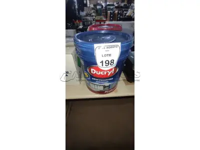 01 BALDE DE TINTA ACRÍLICA STANDARD FOSCO DE 18L NA COR CÉU DE VERÃO FOSCO MARCA DUCRYL