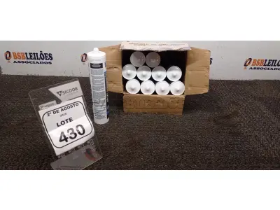 12 BISNAGAS DE ADESIVO SILICONE PRETO 280G CADA MARCA TEK BOND