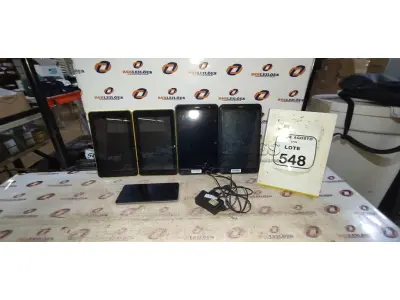 04 TABLETS E 01 CELULAR DE MARCAS E MODELOS DIVERSOS
