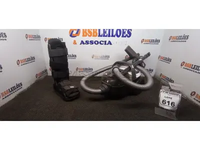 01 ASPIRADOR DE PÓ 220V MARCA ELECTROLUX E 01 BOTA ORTOPÉDICA MARCA MERCUR