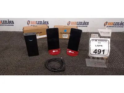 01 POWER BANK E 02 CELULARES MARCA QUANTUM