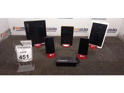 01 POWER BANK, 02 CELULARES E 03 TABLETS DE MARCAS E MODELOS DIVERSOS