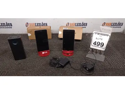 01 POWER BANK E 02 CELULARES MARCA QUANTUM