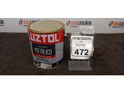 01 LATA DE ESMALTE SINTÉTICO METÁLICO PREMIUM NA COR OURO ANTIGO DE 3,6L MARCA LUZTOL