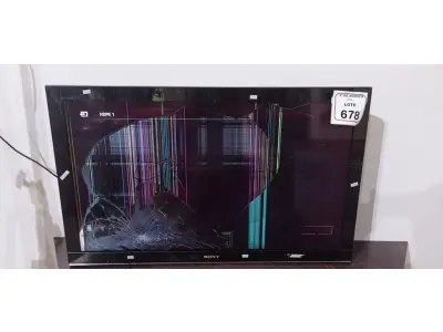 01 TV 40’’ MARCA SONY. (NO ESTADO) ATENÇÃO! FAZER A VISITAÇÃO ANTES DE ARREMATAR, NÃO SABEMOS SE FUNCIONA, LEILÃO NÃO TEM GARANTIA E NEM DEVOLUÇÃO, SUJEITO A POSSÍVEIS AVARIAS VISÍVEIS/OCULTAS E/OU AUSÊNCIA DE COMPONENTES.
