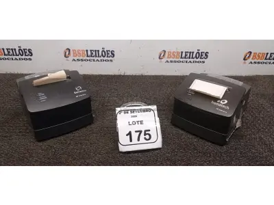 02 IMPRESSORAS TÉRMICAS. (NO ESTADO) ATENÇÃO! FAZER A VISITAÇÃO ANTES DE ARREMATAR, NÃO SABEMOS SE FUNCIONA, LEILÃO NÃO TEM GARANTIA E NEM DEVOLUÇÃO, SUJEITO A POSSÍVEIS AVARIAS VISÍVEIS/OCULTAS E/OU AUSÊNCIA DE COMPONENTES.