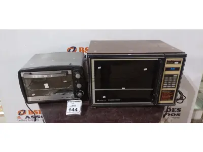 01 FORNO ELÉTRICO MACA BRITÂNIA E 01 FORNO DE MICRO-ONDAS MODELO PROSDÓCIMO MARCA SANYO. (NO ESTADO) ATENÇÃO! FAZER A VISITAÇÃO ANTES DE ARREMATAR, NÃO SABEMOS SE FUNCIONA, LEILÃO NÃO TEM GARANTIA E NEM DEVOLUÇÃO, SUJEITO A POSSÍVEIS AVARIAS VISÍVEIS/OCULTAS E/OU AUSÊNCIA DE COMPONENTES.