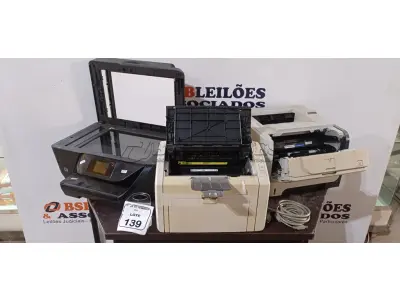 03 IMPRESSORAS MODELO OFFICEJET PRO 6970, LASERJET 1022 E LASERJET P2055 MARCA HP. (NO ESTADO) ATENÇÃO! FAZER A VISITAÇÃO ANTES DE ARREMATAR, NÃO SABEMOS SE FUNCIONA, LEILÃO NÃO TEM GARANTIA E NEM DEVOLUÇÃO, SUJEITO A POSSÍVEIS AVARIAS VISÍVEIS/OCULTAS E/OU AUSÊNCIA DE COMPONENTES.