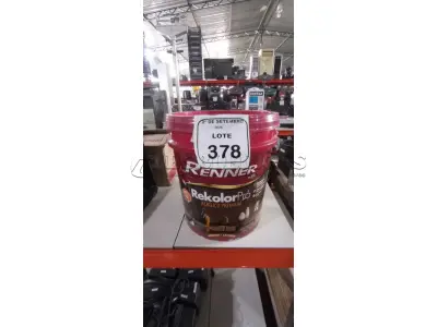 01 BALDE DE TINTA ACRÍLICA SUPER PREMIUM NA COR BASE INTENSA SEMIBRILHO DE 16L MARCA RENNER. (NO ESTADO) ATENÇÃO! FAZER A VISITAÇÃO ANTES DE ARREMATAR, NÃO SABEMOS SE FUNCIONA, LEILÃO NÃO TEM GARANTIA E NEM DEVOLUÇÃO, SUJEITO A POSSÍVEIS AVARIAS VISÍVEIS/OCULTAS E/OU AUSÊNCIA DE COMPONENTES.