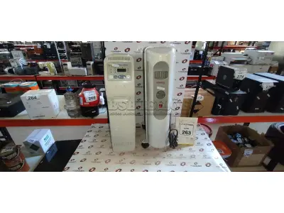 02 AQUECEDORES ELÉTRICOS. (NO ESTADO) ATENÇÃO! FAZER A VISITAÇÃO ANTES DE ARREMATAR, NÃO SABEMOS SE FUNCIONA, LEILÃO NÃO TEM GARANTIA E NEM DEVOLUÇÃO, SUJEITO A POSSÍVEIS AVARIAS VISÍVEIS/OCULTAS E/OU AUSÊNCIA DE COMPONENTES.