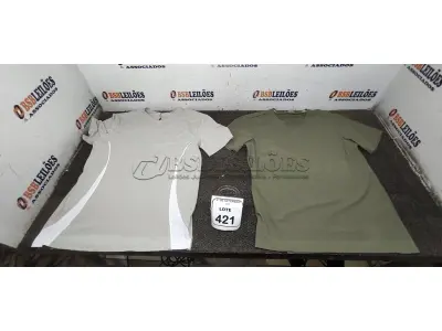 02 CAMISETAS DRY-FIT TAM P SEM USO. (NO ESTADO) ATENÇÃO! FAZER A VISITAÇÃO ANTES DE ARREMATAR, NÃO SABEMOS SE FUNCIONA, LEILÃO NÃO TEM GARANTIA E NEM DEVOLUÇÃO, SUJEITO A POSSÍVEIS AVARIAS VISÍVEIS/OCULTAS E/OU AUSÊNCIA DE COMPONENTES.