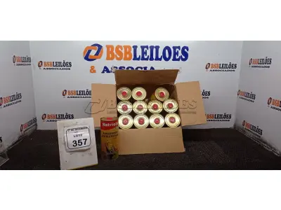 12 LATAS DE REMOVEDORES DE TINTAS E TEXTURAS DE 900ML CADA. (NO ESTADO) ATENÇÃO! FAZER A VISITAÇÃO ANTES DE ARREMATAR, NÃO SABEMOS SE FUNCIONA, LEILÃO NÃO TEM GARANTIA E NEM DEVOLUÇÃO, SUJEITO A POSSÍVEIS AVARIAS VISÍVEIS/OCULTAS E/OU AUSÊNCIA DE COMPONENTES.