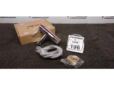01 TORNEIRA MISTURADOR MARCA PRIZI COM ACESSÓRIOS. (NO ESTADO) ATENÇÃO! FAZER A VISITAÇÃO ANTES DE ARREMATAR, NÃO SABEMOS SE FUNCIONA, LEILÃO NÃO TEM GARANTIA E NEM DEVOLUÇÃO, SUJEITO A POSSÍVEIS AVARIAS VISÍVEIS/OCULTAS E/OU AUSÊNCIA DE COMPONENTES.