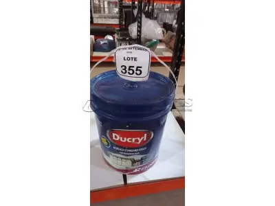 01 BALDE DE TINTA ACRÍLICA STANDARD NA COR MELÃO ROSA FOSCO DE 16L MARCA DUCRYL. (NO ESTADO) ATENÇÃO! FAZER A VISITAÇÃO ANTES DE ARREMATAR, NÃO SABEMOS SE FUNCIONA, LEILÃO NÃO TEM GARANTIA E NEM DEVOLUÇÃO, SUJEITO A POSSÍVEIS AVARIAS VISÍVEIS/OCULTAS E/OU AUSÊNCIA DE COMPONENTES.