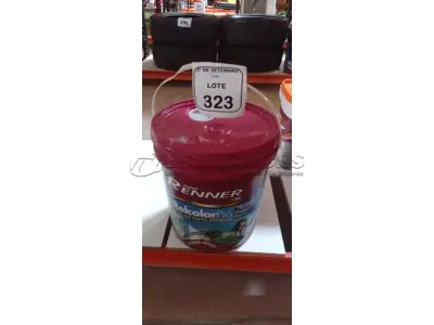 01 BALDE DE TINTA ACRÍLICA SUPER PREMIUM NA COR BASE INTENSA SEMIBRILHO DE 16L MARCA RENNER. (NO ESTADO) ATENÇÃO! FAZER A VISITAÇÃO ANTES DE ARREMATAR, NÃO SABEMOS SE FUNCIONA, LEILÃO NÃO TEM GARANTIA E NEM DEVOLUÇÃO, SUJEITO A POSSÍVEIS AVARIAS VISÍVEIS/OCULTAS E/OU AUSÊNCIA DE COMPONENTES.