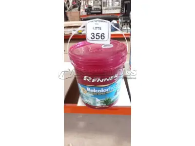01 BALDE DE TINTA ACRÍLICA SUPER PREMIUM NA COR BASE INTENSA SEMIBRILHO DE 16L MARCA RENNER. (NO ESTADO) ATENÇÃO! FAZER A VISITAÇÃO ANTES DE ARREMATAR, NÃO SABEMOS SE FUNCIONA, LEILÃO NÃO TEM GARANTIA E NEM DEVOLUÇÃO, SUJEITO A POSSÍVEIS AVARIAS VISÍVEIS/OCULTAS E/OU AUSÊNCIA DE COMPONENTES.