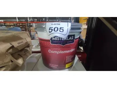 01 BALDE DE TINTA PVA NA COR BRANCA DE 14L MARCA MISTERLAR. (NO ESTADO) ATENÇÃO! FAZER A VISITAÇÃO ANTES DE ARREMATAR, NÃO SABEMOS SE FUNCIONA, LEILÃO NÃO TEM GARANTIA E NEM DEVOLUÇÃO, SUJEITO A POSSÍVEIS AVARIAS VISÍVEIS/OCULTAS E/OU AUSÊNCIA DE COMPONENTES.
