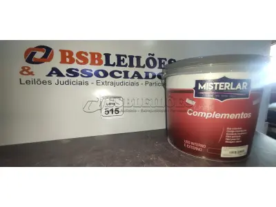 01 BALDE DE TINTA PVA NA COR BRANCA DE 14L MARCA MISTERLAR. (NO ESTADO) ATENÇÃO! FAZER A VISITAÇÃO ANTES DE ARREMATAR, NÃO SABEMOS SE FUNCIONA, LEILÃO NÃO TEM GARANTIA E NEM DEVOLUÇÃO, SUJEITO A POSSÍVEIS AVARIAS VISÍVEIS/OCULTAS E/OU AUSÊNCIA DE COMPONENTES.