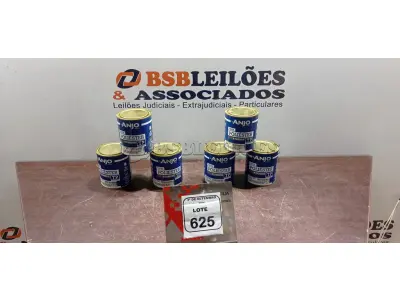 06 LATAS DE TINTA POLIÉSTER DE 900ML CADA MARCA ANJO TINTAS. (NO ESTADO) ATENÇÃO! FAZER A VISITAÇÃO ANTES DE ARREMATAR, NÃO SABEMOS SE FUNCIONA, LEILÃO NÃO TEM GARANTIA E NEM DEVOLUÇÃO, SUJEITO A POSSÍVEIS AVARIAS VISÍVEIS/OCULTAS E/OU AUSÊNCIA DE COMPONENTES.