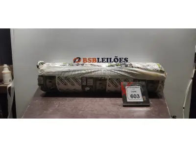 01 ROLO DE LONA PLÁSTICA DUPLA FACE PRETO E BRANCO 8X50-40KG. (NO ESTADO) ATENÇÃO! FAZER A VISITAÇÃO ANTES DE ARREMATAR, NÃO SABEMOS SE FUNCIONA, LEILÃO NÃO TEM GARANTIA E NEM DEVOLUÇÃO, SUJEITO A POSSÍVEIS AVARIAS VISÍVEIS/OCULTAS E/OU AUSÊNCIA DE COMPONENTES.