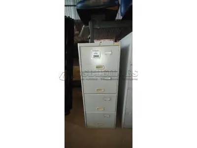 01 ARQUIVO DE AÇO COM 04 GAVETAS. (NO ESTADO) ATENÇÃO! FAZER A VISITAÇÃO ANTES DE ARREMATAR, NÃO SABEMOS SE FUNCIONA, LEILÃO NÃO TEM GARANTIA E NEM DEVOLUÇÃO, SUJEITO A POSSÍVEIS AVARIAS VISÍVEIS/OCULTAS E/OU AUSÊNCIA DE COMPONENTES.
