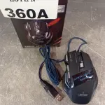 LOTE 360 - 01 MOUSE GAMER. (NO ESTADO, LEILÃO NÃO TEM GARANTIA E NEM DEVOLUÇÃO, SUJEITO A POSSÍVEIS AVARIAS VISÍVEIS/OCULTAS E/OU AUSÊNCIA DE COMPONENTES).